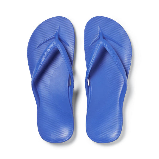 Archies Arch Support Flip Flops, Royal Blue