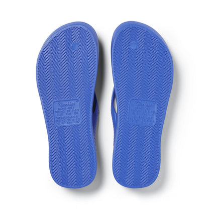Archies Arch Support Flip Flops, Royal Blue