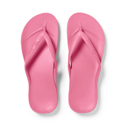 Archies Arch Support Flip Flops, Hot Pink
