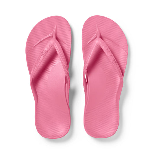 Archies Arch Support Flip Flops, Hot Pink