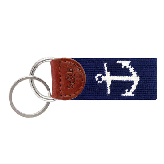 NEEDLEPOINT KEY FOB, ANCHOR