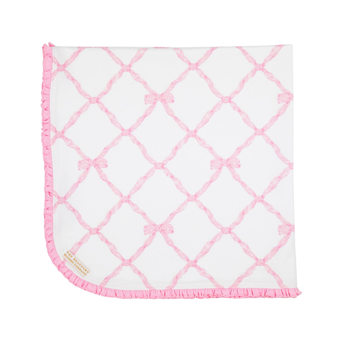 Baby Buggy Blanket, 
Belle Meade Bow/Pier Party Pink