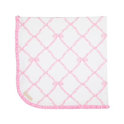 Baby Buggy Blanket, 
Belle Meade Bow/Pier Party Pink