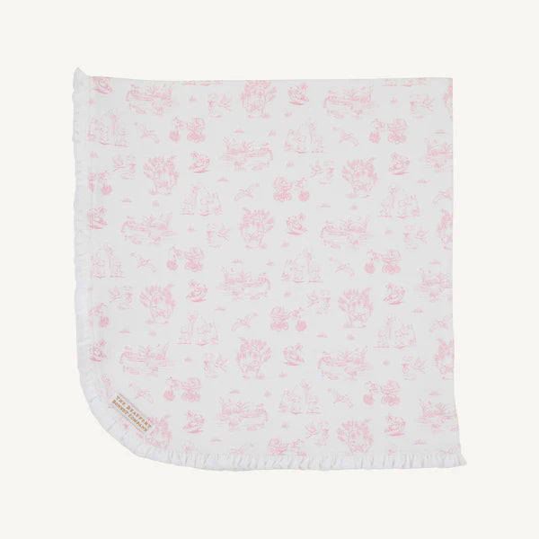Baby Buggy Blanket, 
Sir Propers Sweet Arrival (Hamptons Hot Pink)