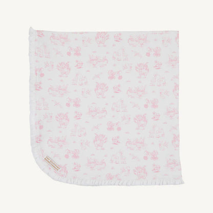 Baby Buggy Blanket, 
Sir Propers Sweet Arrival (Hamptons Hot Pink)