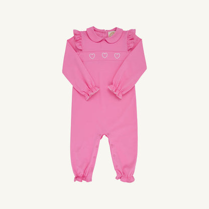 Biltmore Romper, 
Winter Park Pink/Worth Ave White/Hearts