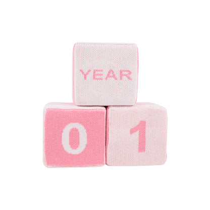 Blaylock Blocks - Hamptons Hot Pink, Palm Beach Pink, & Palmetto Pearl