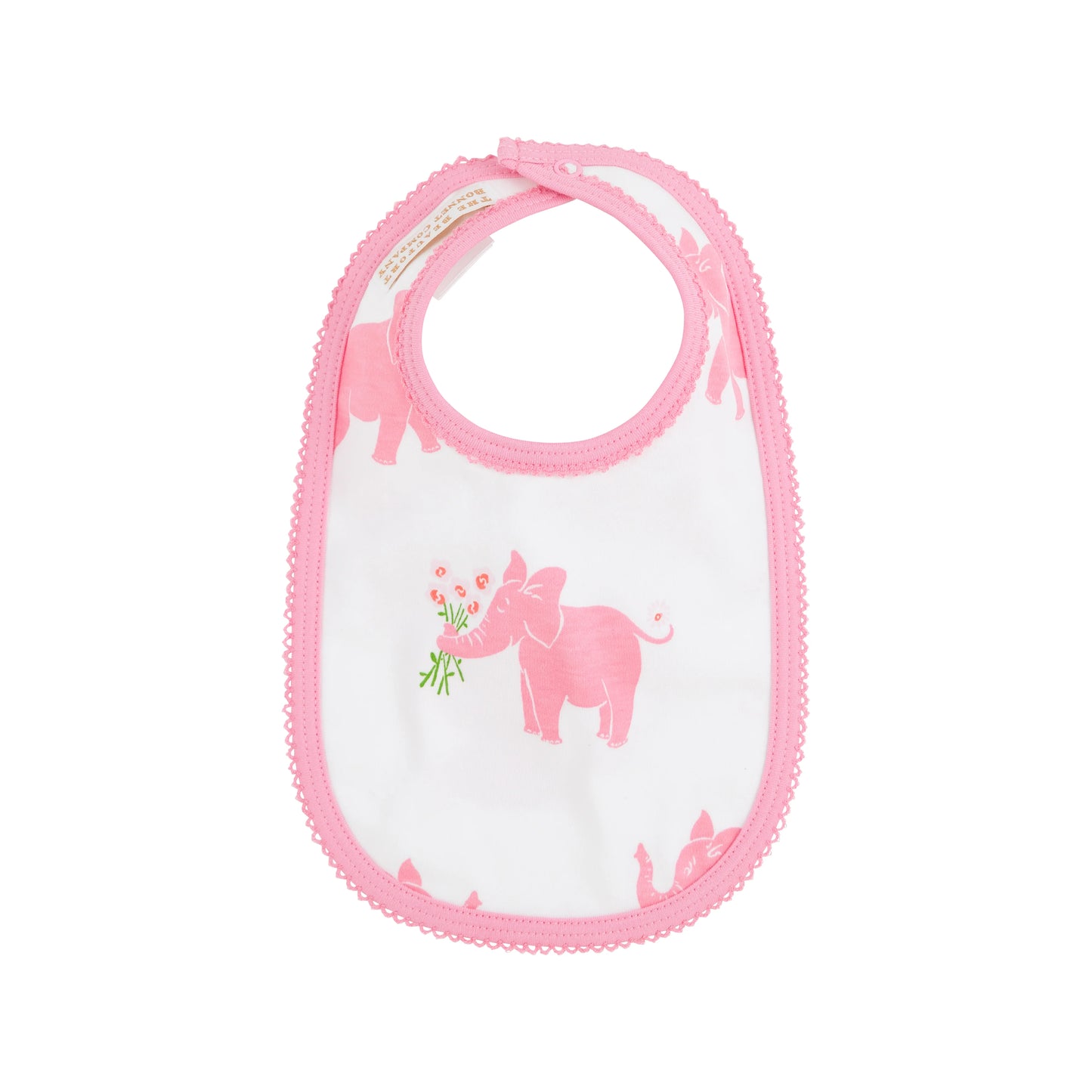 Burp Me Bib - Precious Peanuts (Pink)