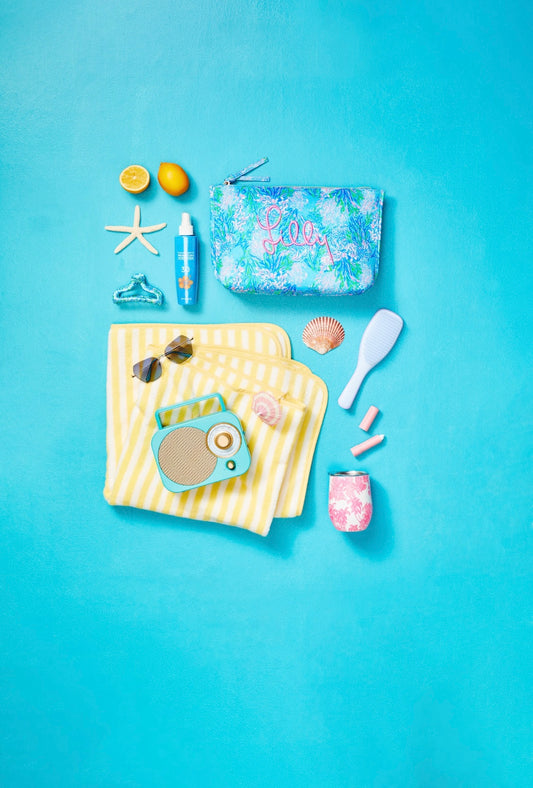 GWP SPORT POUCH, LAS OLAS AQUA STRONG CURRENT SEA ACCESSORIES SMALL