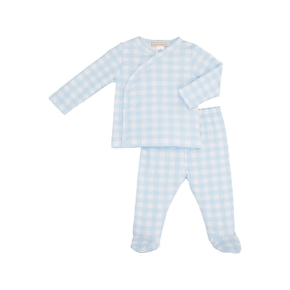 Cameron Cross-Front Set, 
Buckhead Blue Gingham