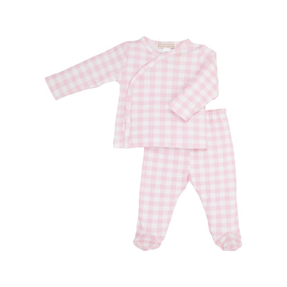 Cameron Cross-Front Set, 
Palm Beach Pink Gingham