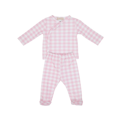 Cameron Cross-Front Set, 
Palm Beach Pink Gingham