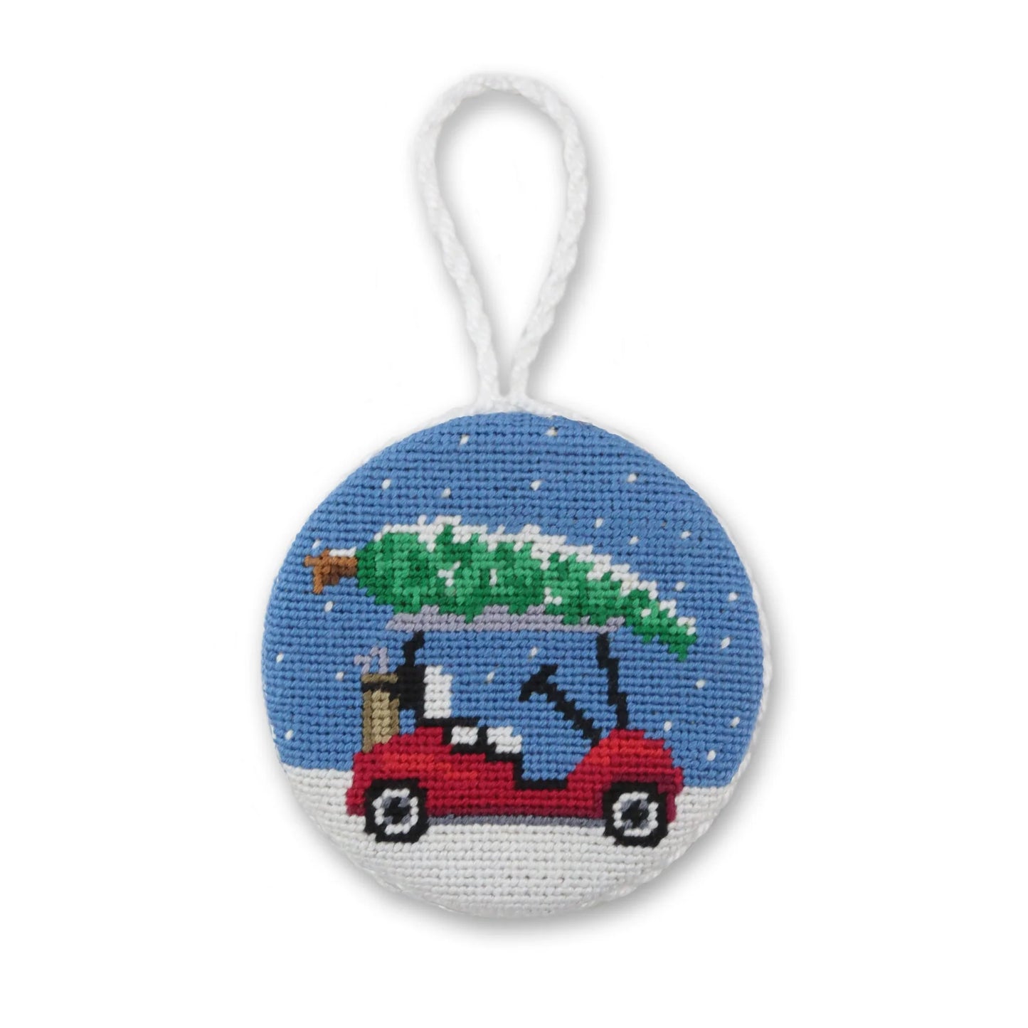 X-MAS GOLF CART ORNAMENT