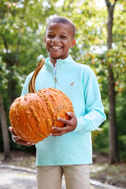 Hayword Half-Zip, 
Edisto Egg Blue