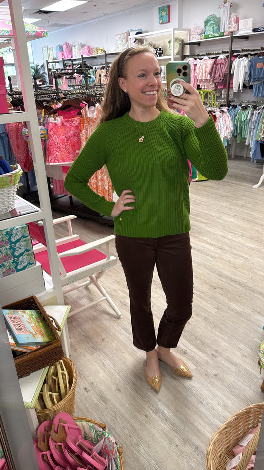 BELGRAVE SWEATER, OREGANO
