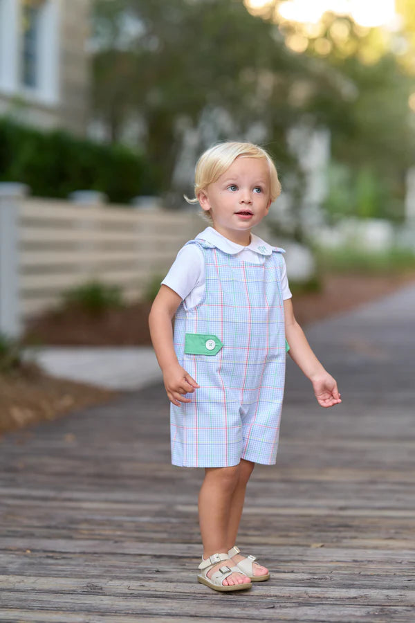 Peter Pan Collar Shirt & Onesie (Short Sleeve Pima) - Worth Avenue White