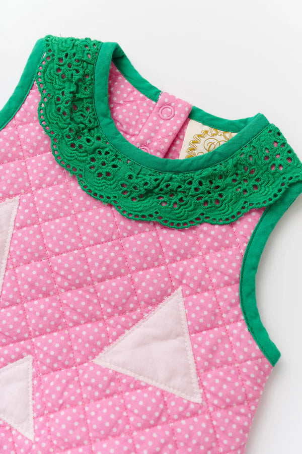 Happy Halloween Costume Pink Pumpkin, Hamptons Hot Pink Micro Dot/Palm Beach Pink