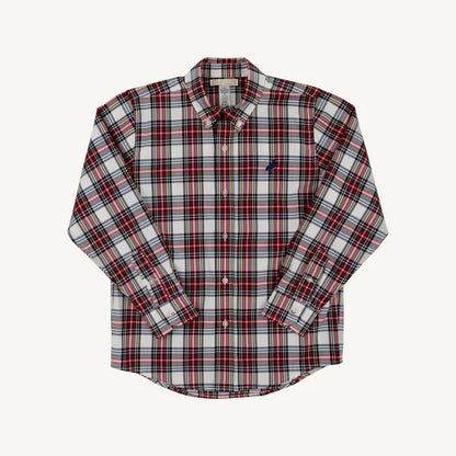 Deans List Dress Shirt, 
Paris Pike Plaid/Nantucket Navy
