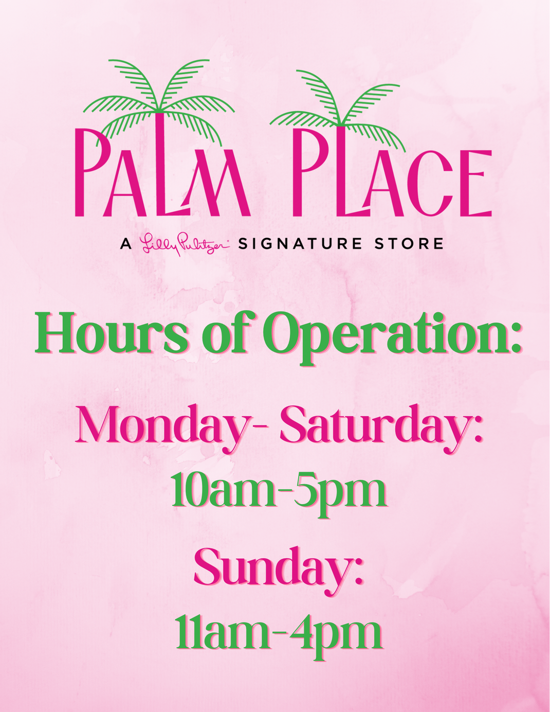 Contact Us Palm Place