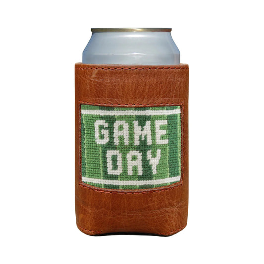 NEEDLEPOINT CAN COOLER, GAME DAY