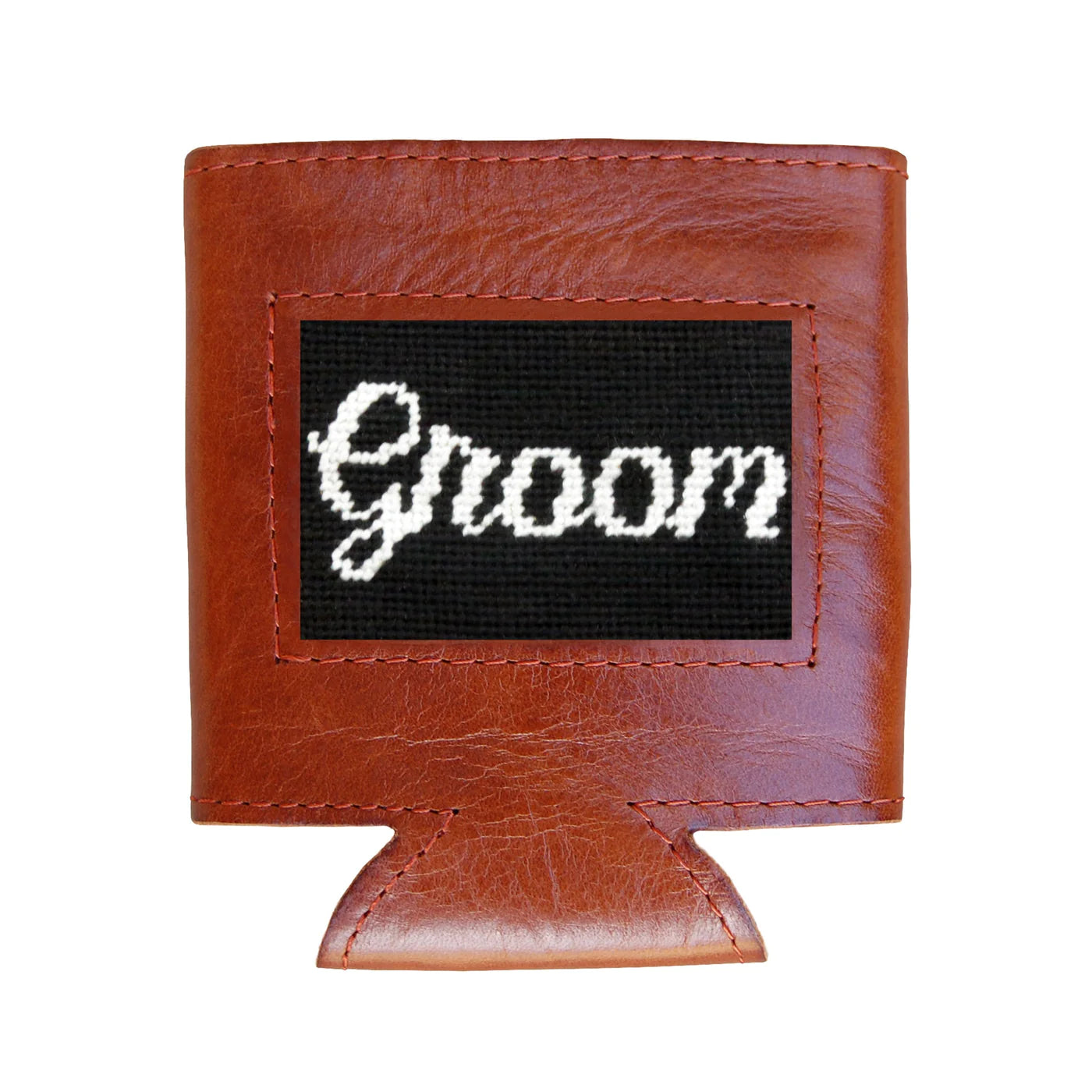 NEEDLEPOINT CAN COOLER, GROOM