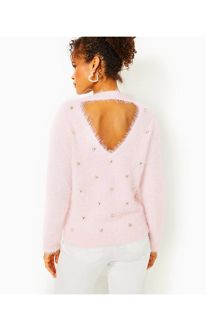 RALLEY SWEATER, PEONY PINK