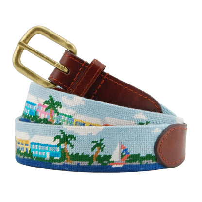 NEEDLEPOINT BELT, ISLAND TIME