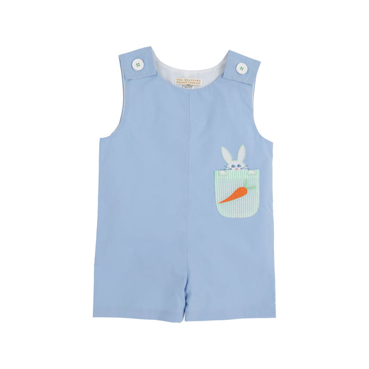 Jack Keene Jon Jon - Beale Street Blue & Bunny Applique