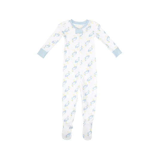 Knox's Night Night Footed, 
Sir Proper Stork/Buckhead Blue