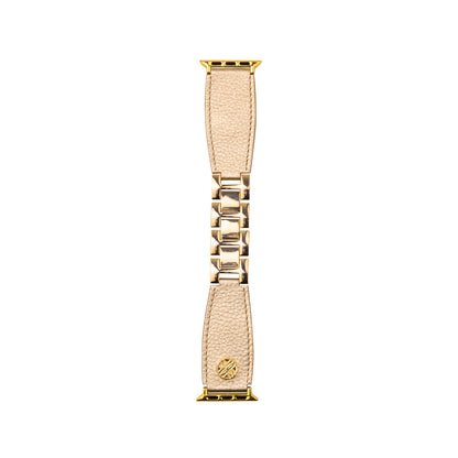 Leather Cuff Apple Watch Band, Gold