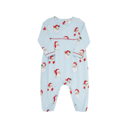 LS Bradford Romper, 
Dear Santa(BuckheadBlue)/Richmond Red