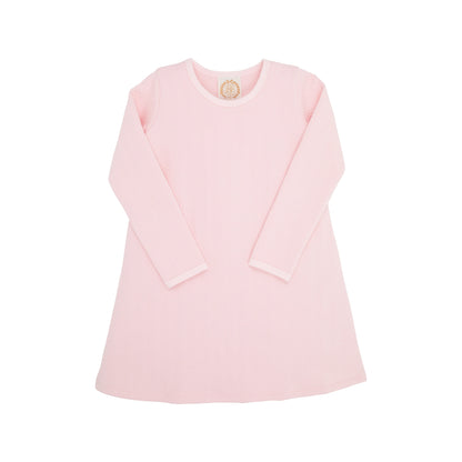 Long Sleeve Polly Play Dress - Quilted, 
Palm Beach Pink
