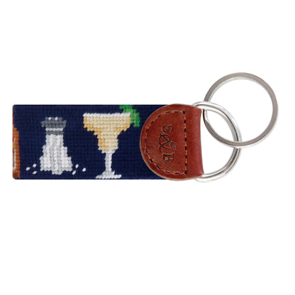 NEEDLEPOINT KEY FOB, MARGARITA