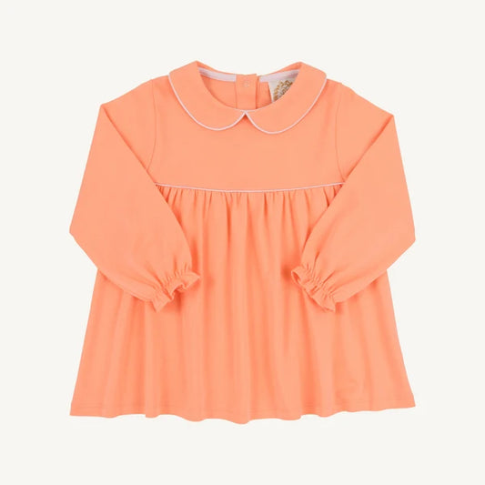 Maude's A Line Top, 
Seashore Sherbet/Palm Beach Pink