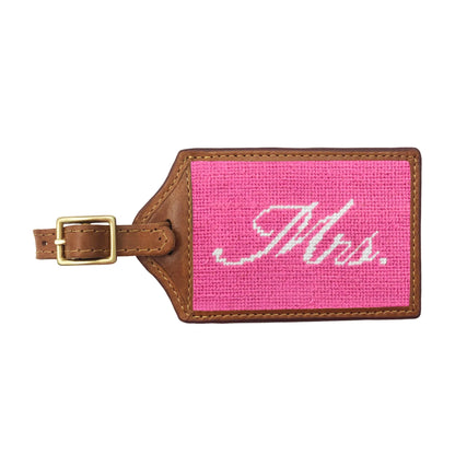 NEEDLEPOINT LUGGAGE TAG, MRS.