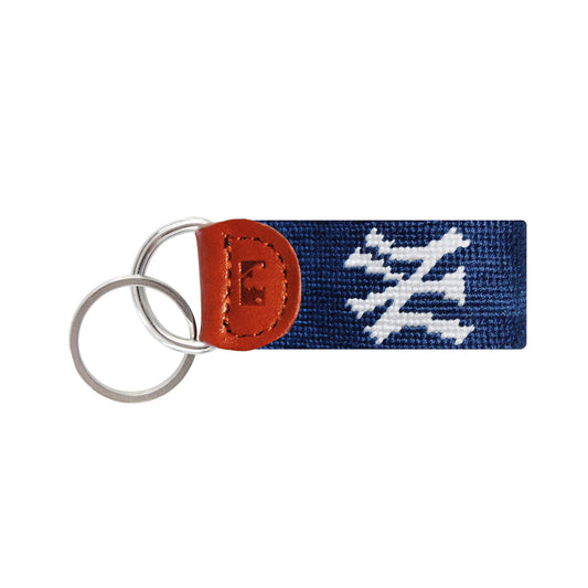 NEEDLEPOINT KEY FOB, YANKEES