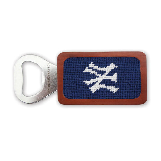 NEEDLEPOINT BOTTLE OPENER, YANKEES