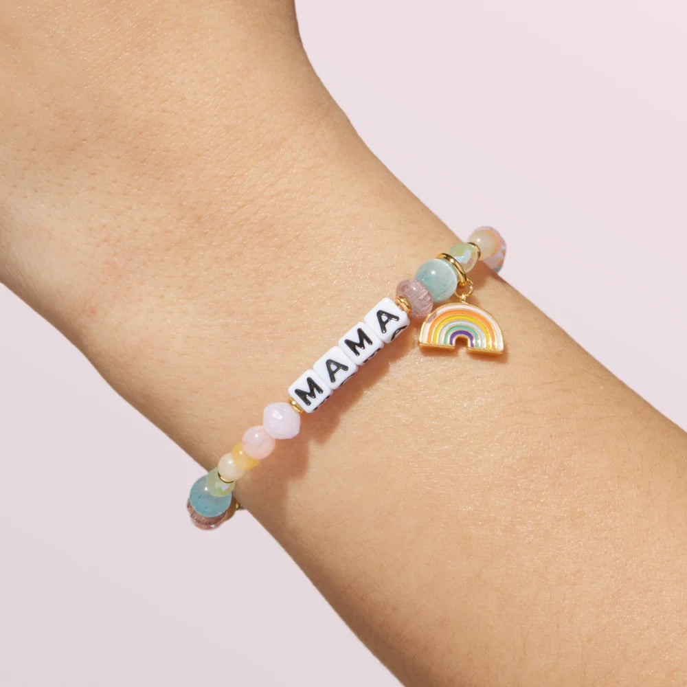 Mama - Rainbow Charm Bracelet