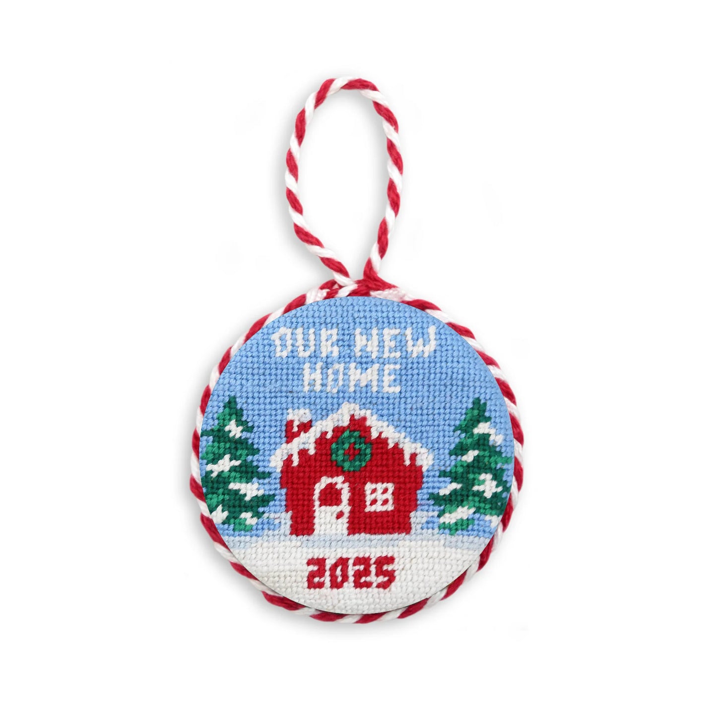 Needlepoint Ornament - Our New Home 2025