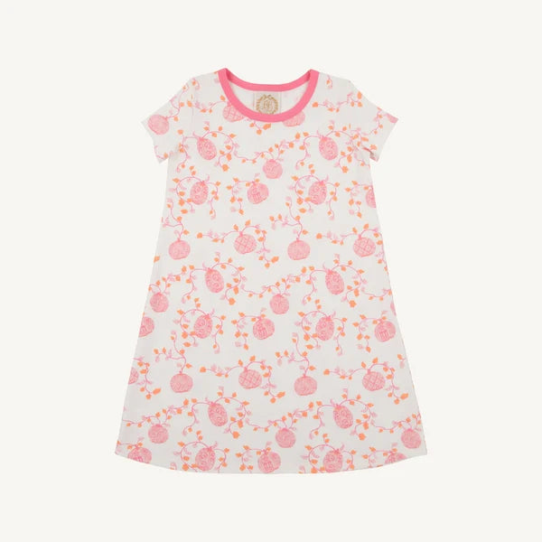 Polly Play Dress - Short Sleeve, 
Gourd-geous (Palmetto Pearl)/Romany Rose