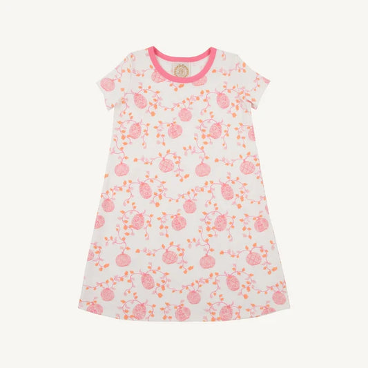 Polly Play Dress - Short Sleeve, 
Gourd-geous (Palmetto Pearl)/Romany Rose