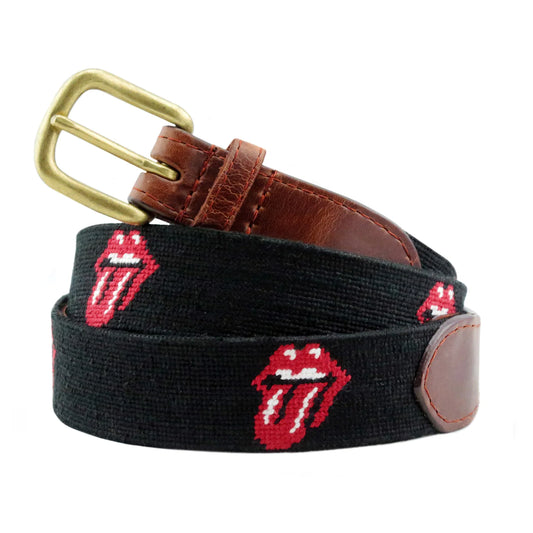 NEEDLEPOINT BELT, ROLLING STONES