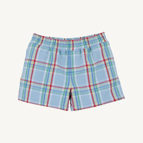 Sheffield Shorts, 
Kensington Court Plaid/Worth Ave White