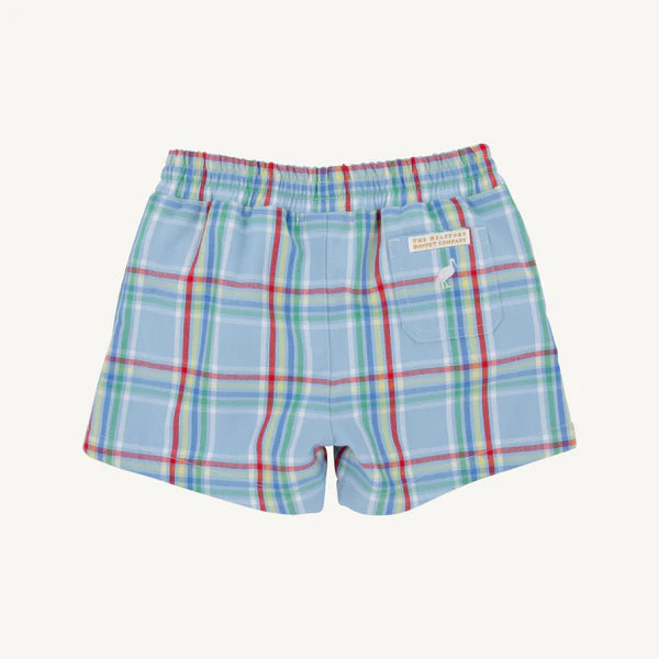 Sheffield Shorts, 
Kensington Court Plaid/Worth Ave White