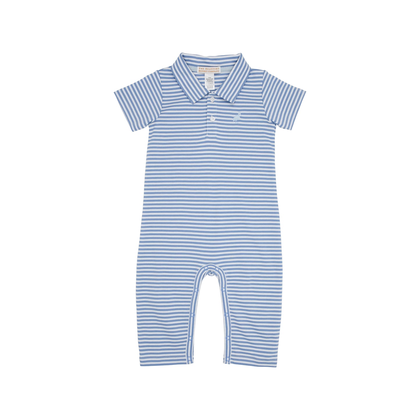 Sir Proper's Romper with Pants, 
Barbados Blue Stripe/Buckhead Blue