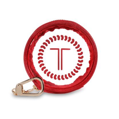 TELETOTE Keychain - Red Holiday Glitter