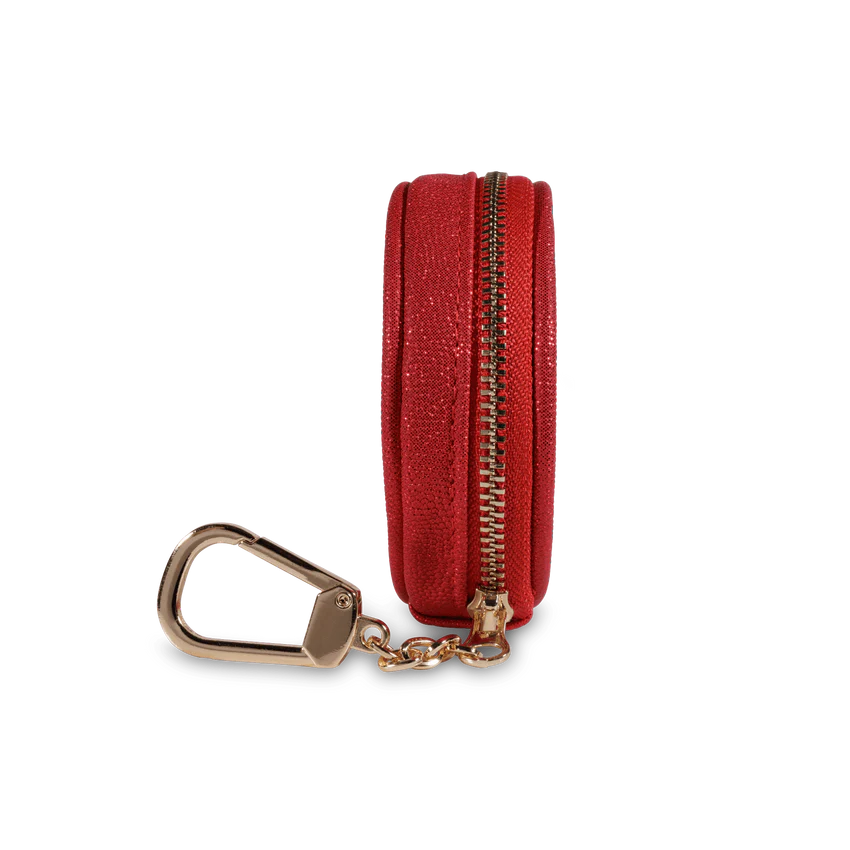 TELETOTE Keychain - Red Holiday Glitter