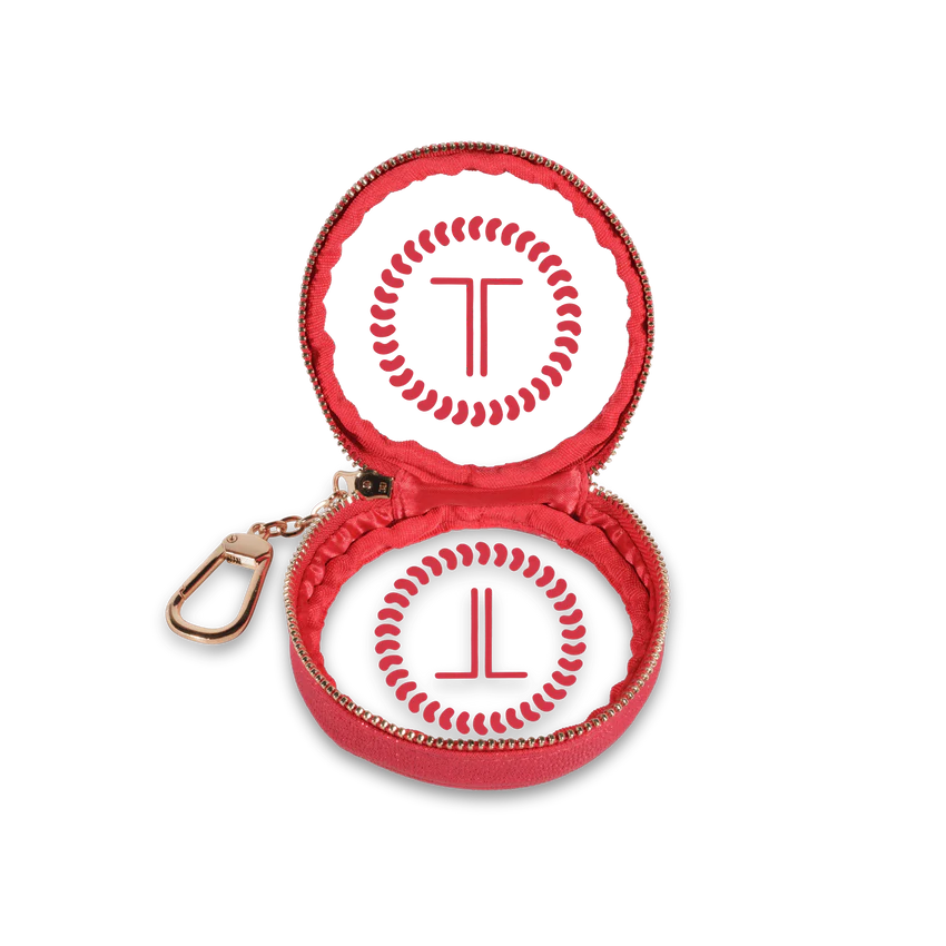 TELETOTE Keychain - Red Holiday Glitter