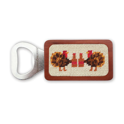 NEEDLEPOINT BOTTLE OPENER, Turkey Day