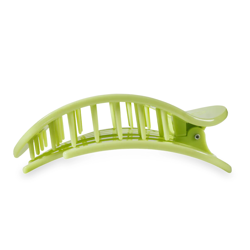 Teleties Flat Round Hair Clip - Aloe, There!